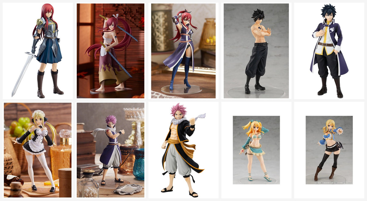 Figurine Fairy Tail Erza Scarlet – Robe Fendue Violette