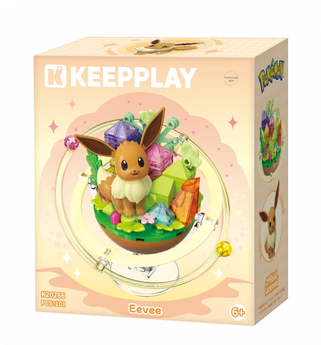 Pokémon Évoli – Crystal Terrarium Keeppley K20266 | 101 pièces