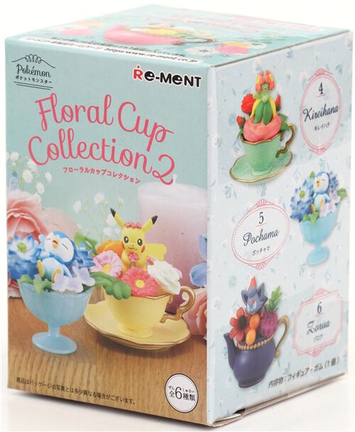 Pokémon – Floral Cup Collection 2 | Figurines florales – 6 modèles