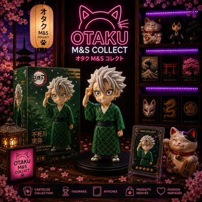 New Anime Figure Demon Slayer Figures Kimetsu No Yaiba Doll Plum Rain Series Blind Box Figurine Warrior Action Figure Model Toys