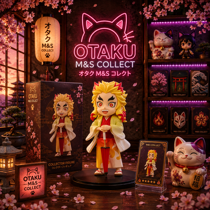 New Anime Figure Demon Slayer Figures Kimetsu No Yaiba Doll Plum Rain Series Blind Box Figurine Warrior Action Figure Model Toys