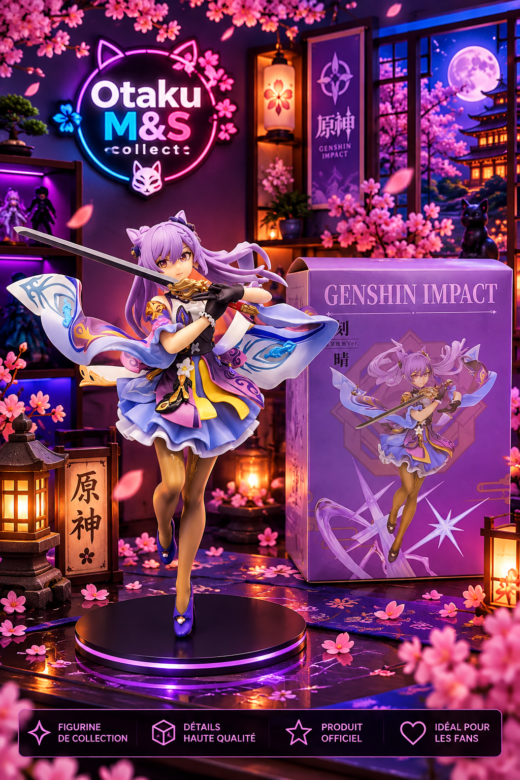 Genshin Impact – Figurine Keqing – 25 cm