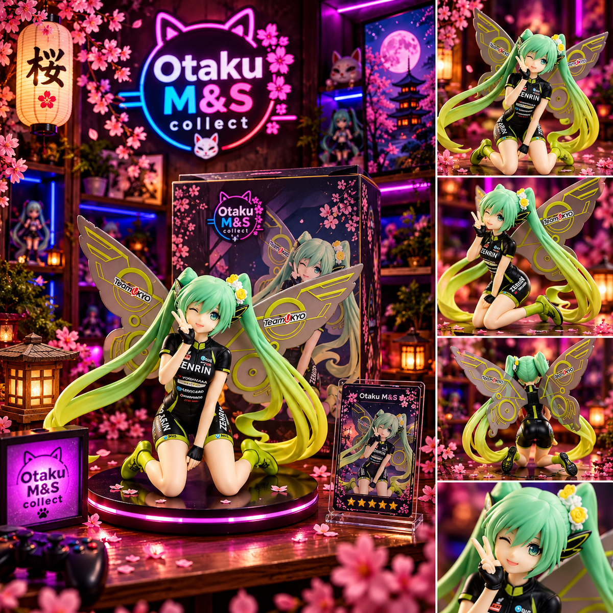 Hatsune Miku – Figurine Racing Miku TeamUKYO – Style papillon