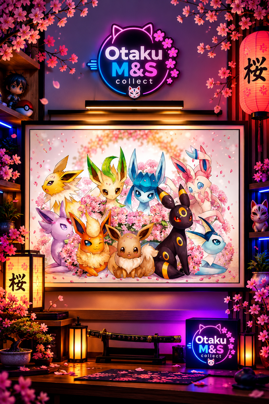 Affiche sur toile Pokémon – Évoli, Évolutions & autres Pokémon