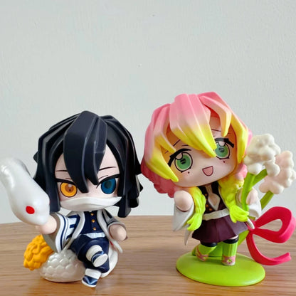 🗡️ Coffret de 12 Figurines Style Demon Slayer (Produit fan-made)