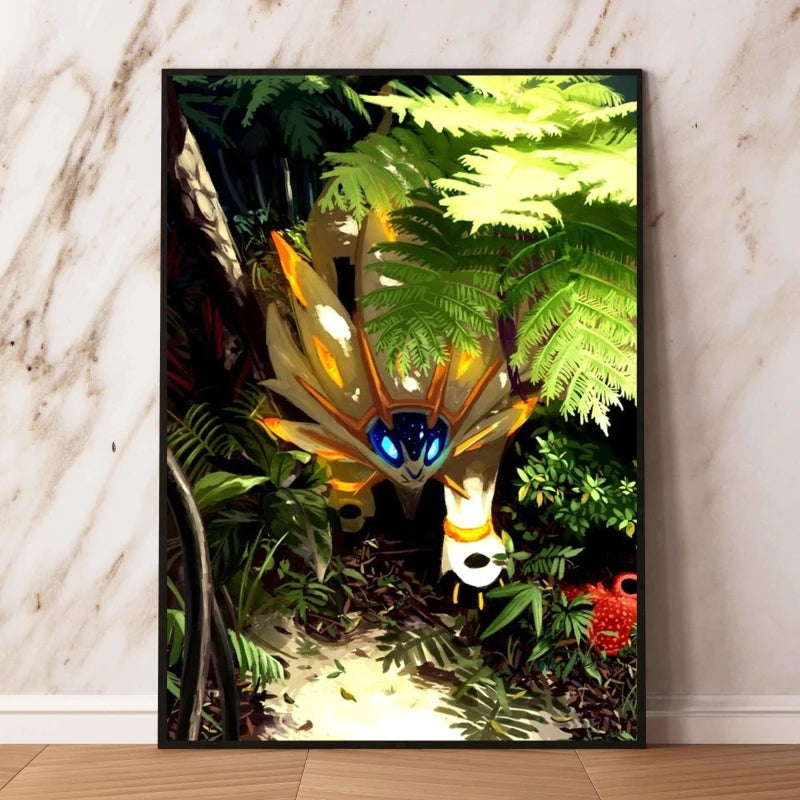 Affiche sur toile Pokémon – Évoli, Évolutions & autres Pokémon