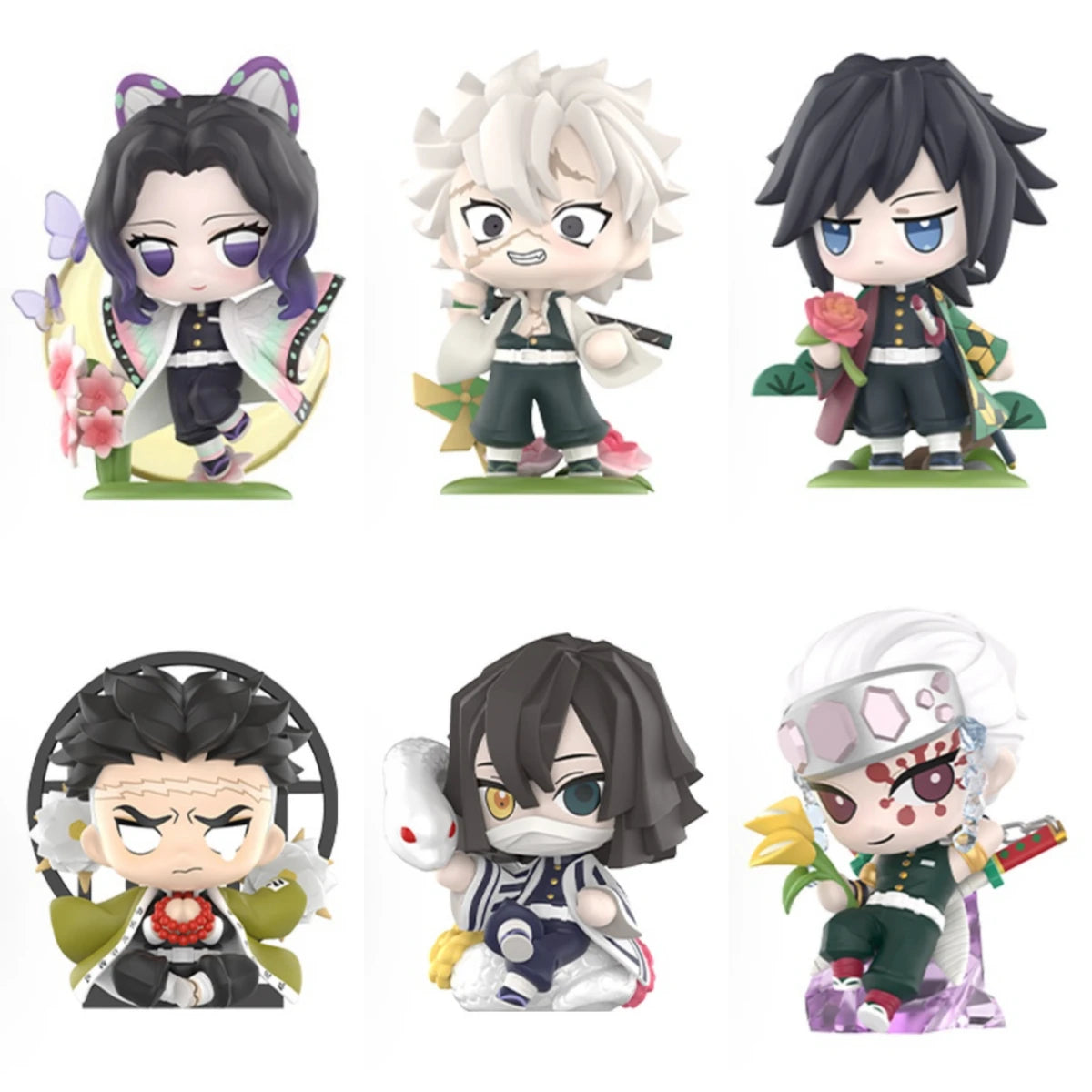 🗡️ Coffret de 12 Figurines Style Demon Slayer (Produit fan-made)