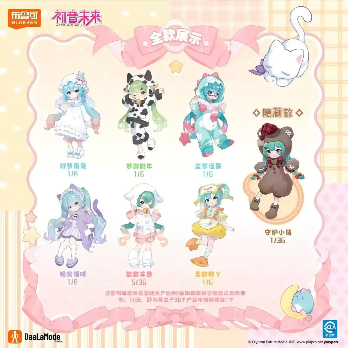 Hatsune Miku – Blokees | Collection Kawaii Cozy & Pyjama – 6 modèles