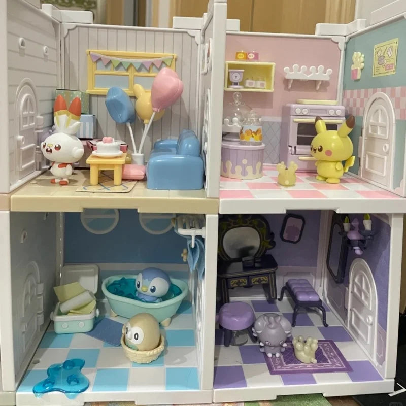 Coffret Figurines Pokémon Takara Tomy – Collection Pokepeace House