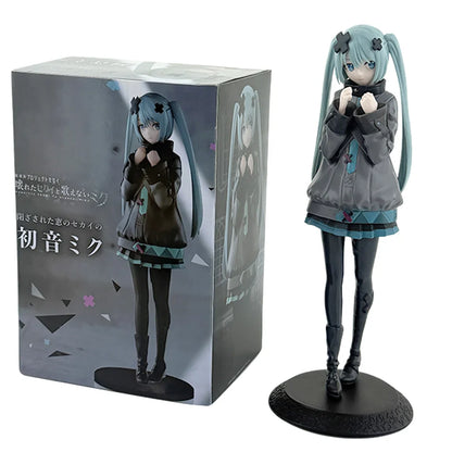 Hatsune Miku – Figurine Closed Window Sekai – Style sombre