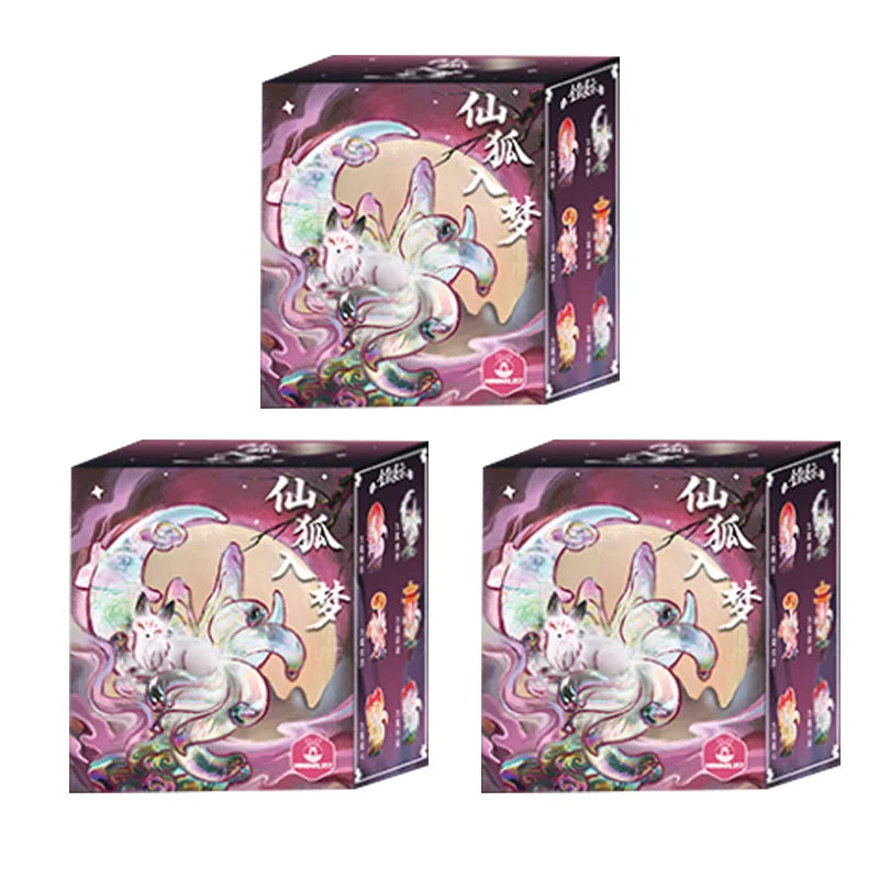 Renard à Neuf Queues – Figurines Mystères Kitsune | Collection Fantastique