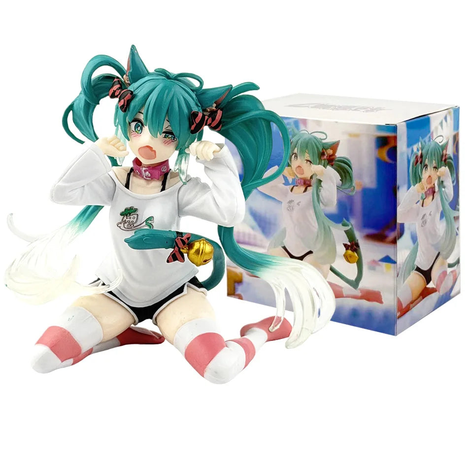Hatsune Miku – Figurine Neko Cat Girl – Tenue blanche