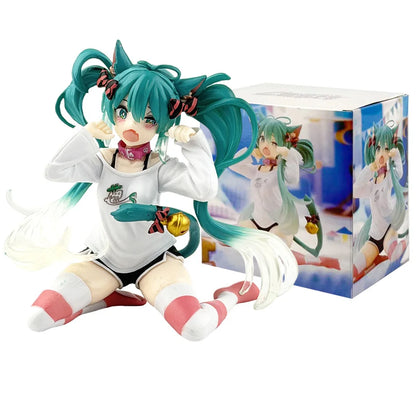 Hatsune Miku – Figurine Neko Cat Girl – Tenue blanche