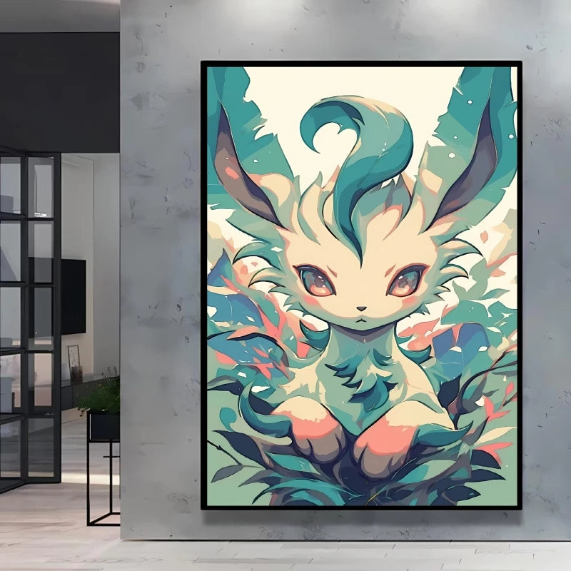 Affiches Pokémon sur toile – Plusieurs personnages et formats