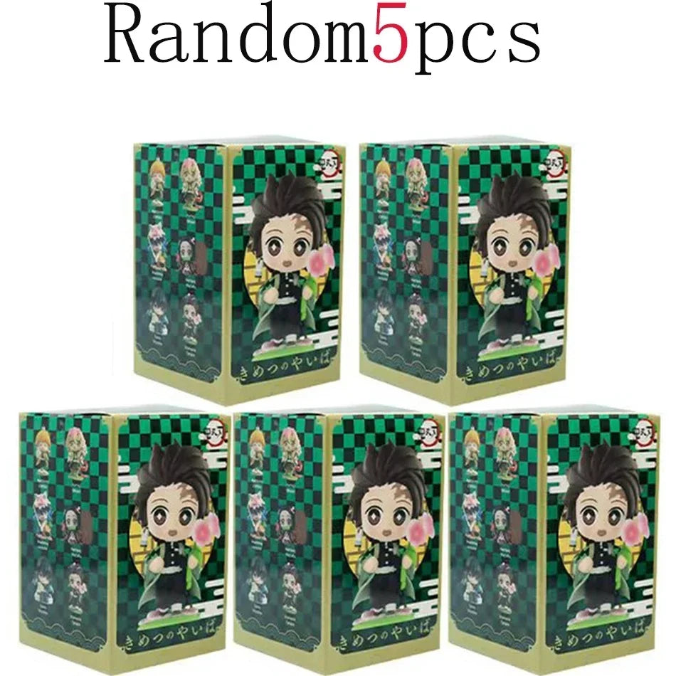 🗡️ Coffret de 12 Figurines Style Demon Slayer (Produit fan-made)