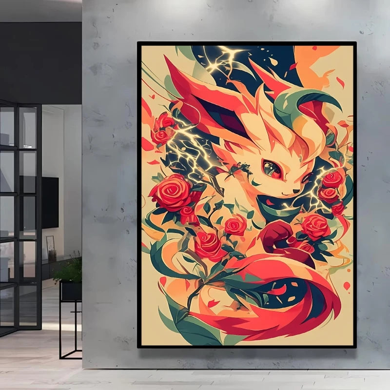Affiches Pokémon sur toile – Plusieurs personnages et formats