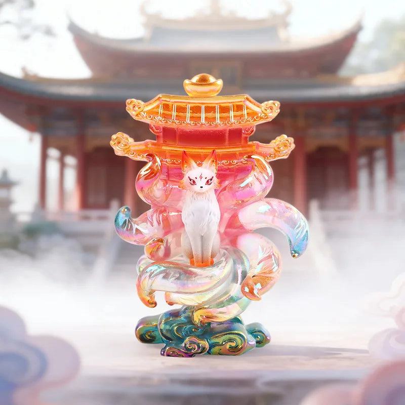 Renard à Neuf Queues – Figurines Mystères Kitsune | Collection Fantastique