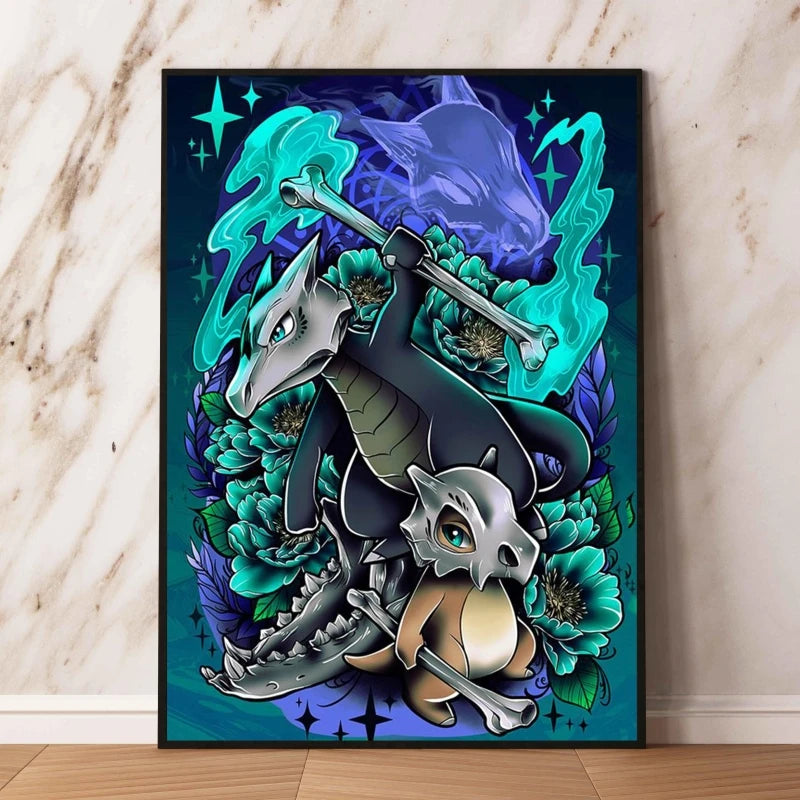 Affiche sur toile Pokémon – Évoli, Évolutions & autres Pokémon