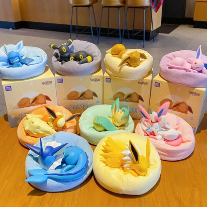 Figurine Pokémon Évoli & Évolutions avec coussin – Plusieurs modèles