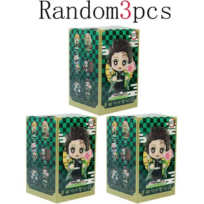 🗡️ Coffret de 12 Figurines Style Demon Slayer (Produit fan-made)