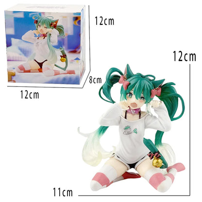 Hatsune Miku – Figurine Neko Cat Girl – Tenue blanche