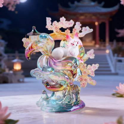 Renard à Neuf Queues – Figurines Mystères Kitsune | Collection Fantastique