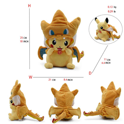 Pokémon – Peluche Pikachu déguisé – 13 variantes à collectionner