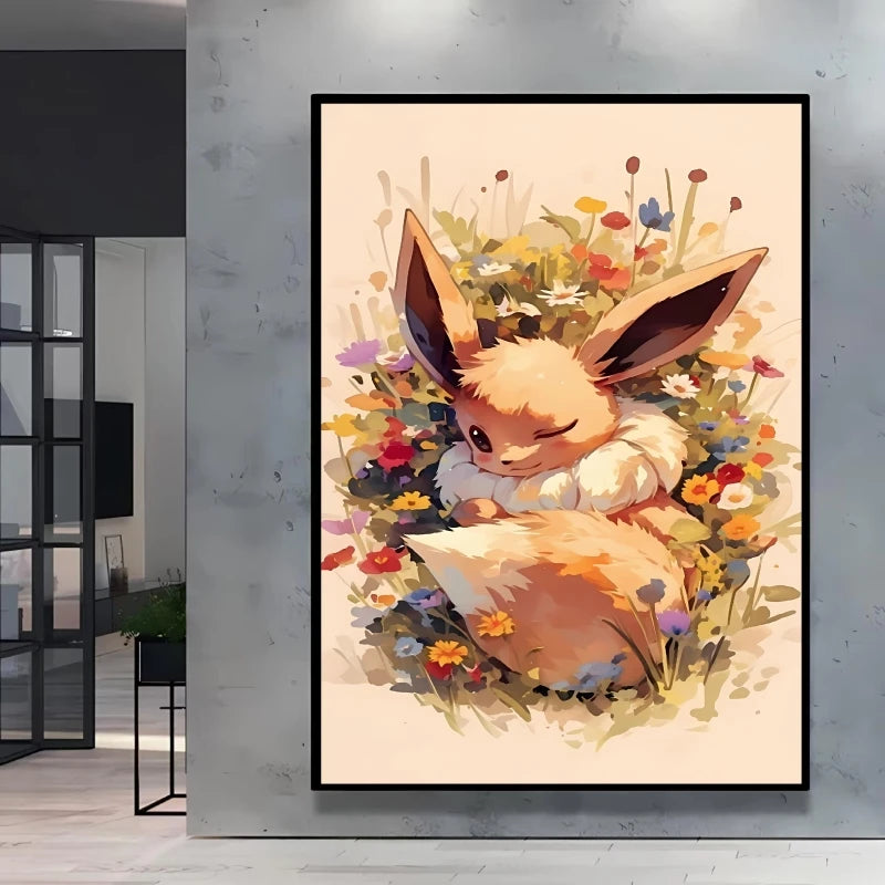 Affiches Pokémon sur toile – Plusieurs personnages et formats