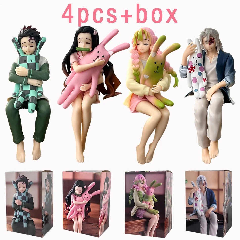 🔥 Figurine Demon Slayer – Kimetsu no Yaiba en Position Assise