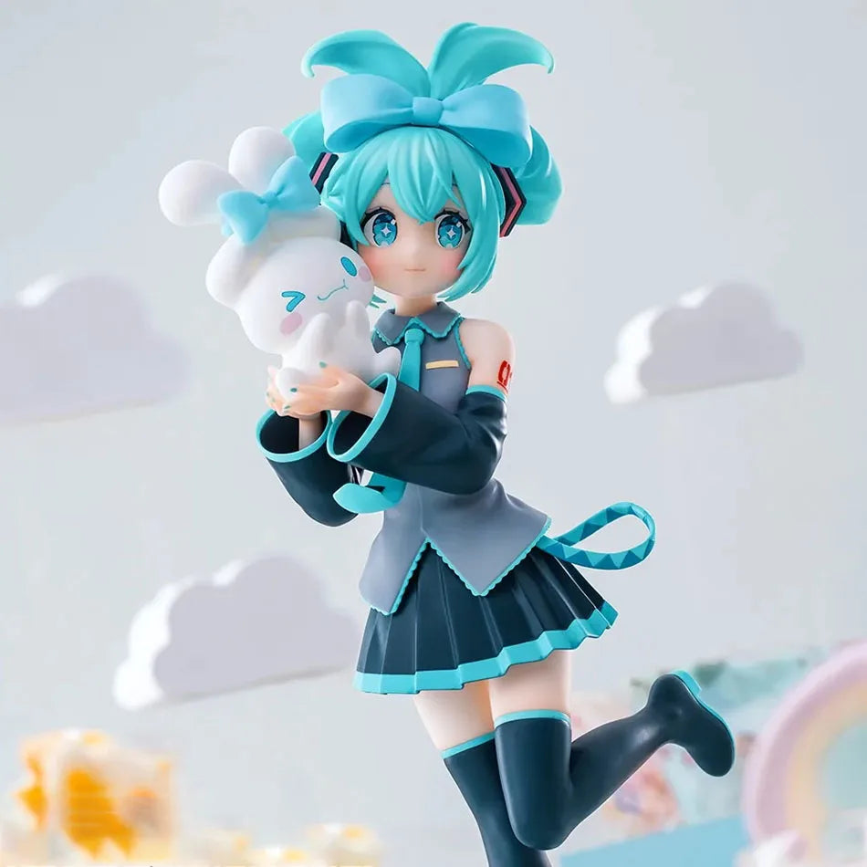 Hatsune Miku × Cinnamoroll – Figurine Kawaii