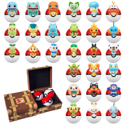 Pokémon – Coffret de 3 Poké Balls avec Starters | Plusieurs générations