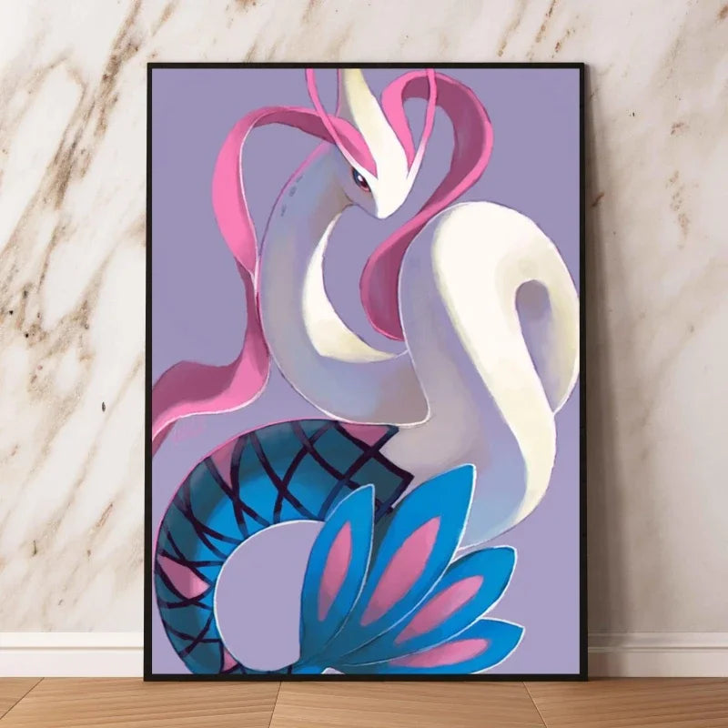 Affiche sur toile Pokémon – Évoli, Évolutions & autres Pokémon