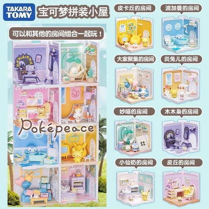 Coffret Figurines Pokémon Takara Tomy – Collection Pokepeace House