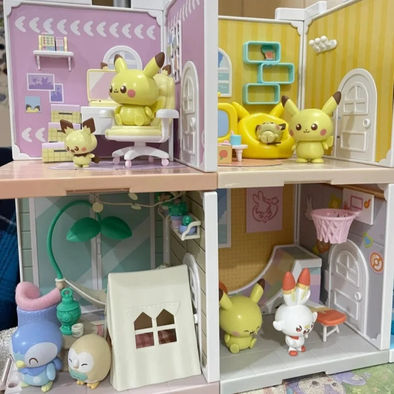 Coffret Figurines Pokémon Takara Tomy – Collection Pokepeace House