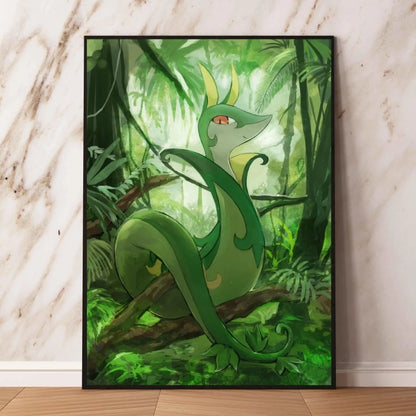 Affiche sur toile Pokémon – Évoli, Évolutions & autres Pokémon