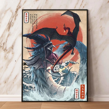 Affiche sur toile Pokémon – Évoli, Évolutions & autres Pokémon