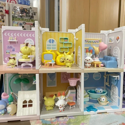 Coffret Figurines Pokémon Takara Tomy – Collection Pokepeace House