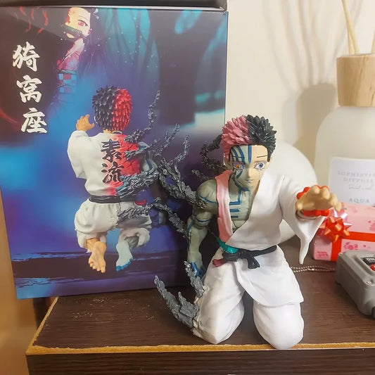 Demon Slayer Akaza Repent Before Death 6 Inch Genuine Bulk Goods Have Defects Action Figure Model Doll Anime Birthday Gift