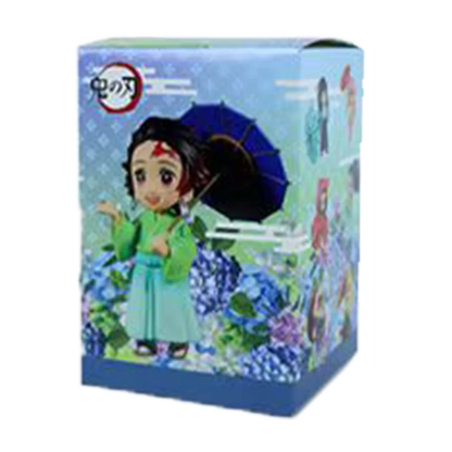 New Anime Figure Demon Slayer Figures Kimetsu No Yaiba Doll Plum Rain Series Blind Box Figurine Warrior Action Figure Model Toys