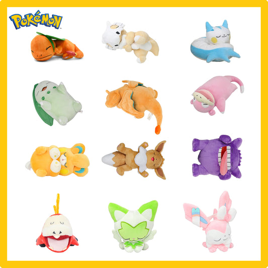 Pokémon – Peluches Pokémon au repos – 12 modèles disponibles