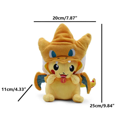 Pokémon – Peluche Pikachu déguisé – 13 variantes à collectionner
