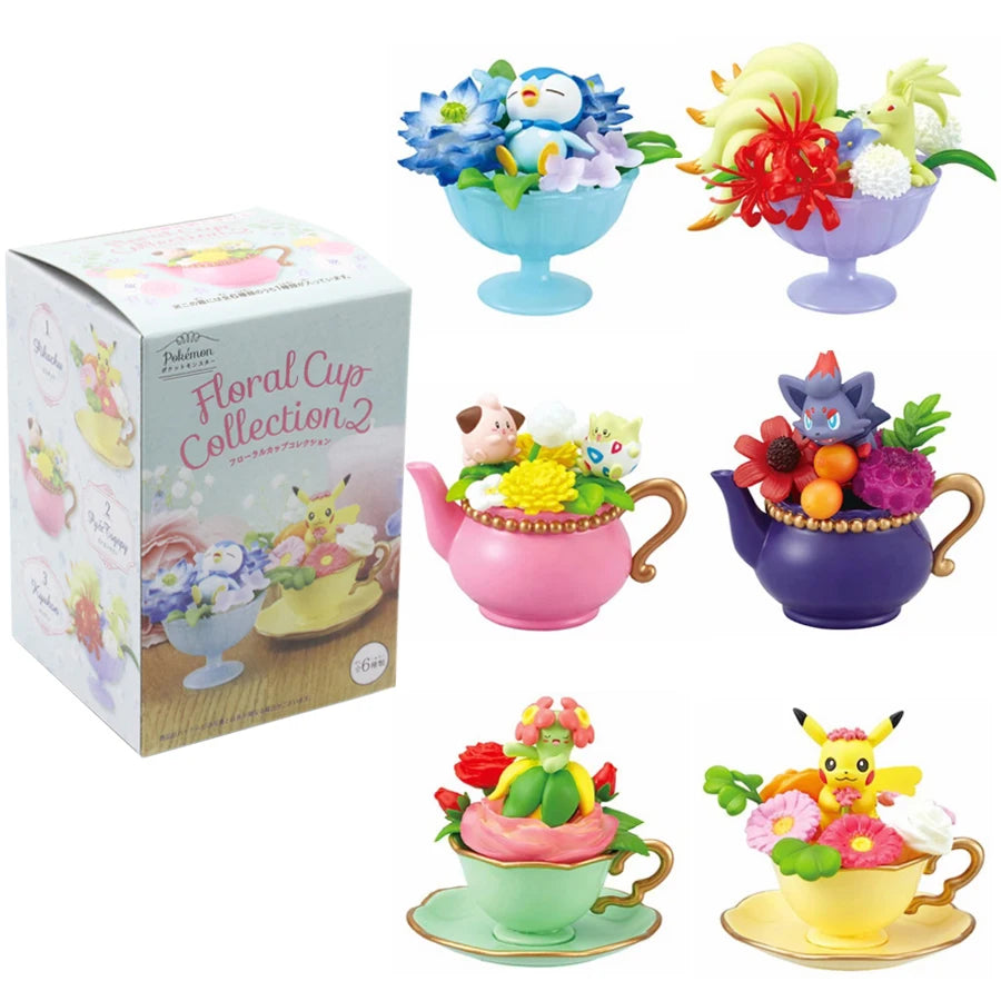 Pokémon – Floral Cup Collection 2 | Figurines florales – 6 modèles