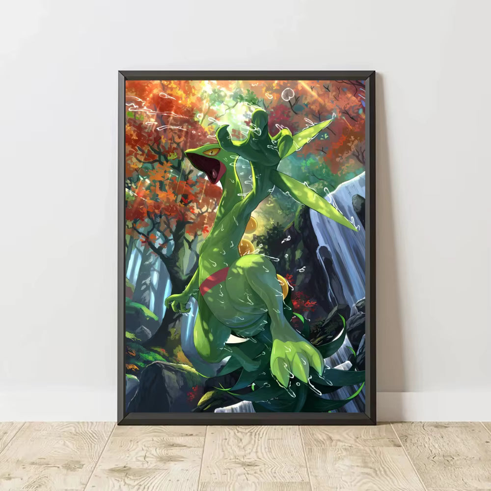 Affiche sur toile Pokémon – Évoli, Évolutions & autres Pokémon