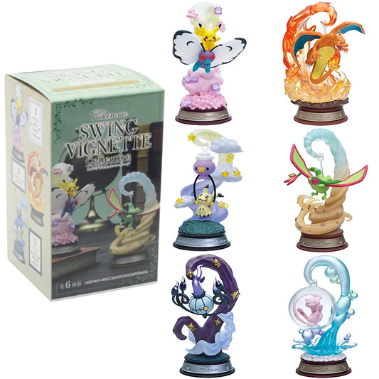 Pokémon – Swing Vignette Collection | Figurines Diorama – 6 modèles