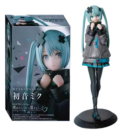 Hatsune Miku – Figurine Closed Window Sekai – Style sombre