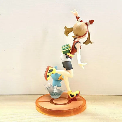 20cm/7.87in Anime Pokemon Figure May Mudkip Action Figures PVC Statue Model Collection Toys Gifts