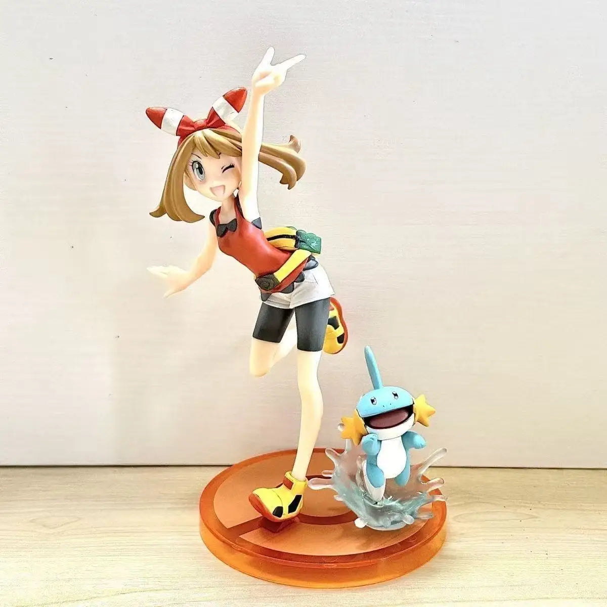 20cm/7.87in Anime Pokemon Figure May Mudkip Action Figures PVC Statue Model Collection Toys Gifts