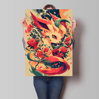 Affiches Pokémon sur toile – Plusieurs personnages et formats