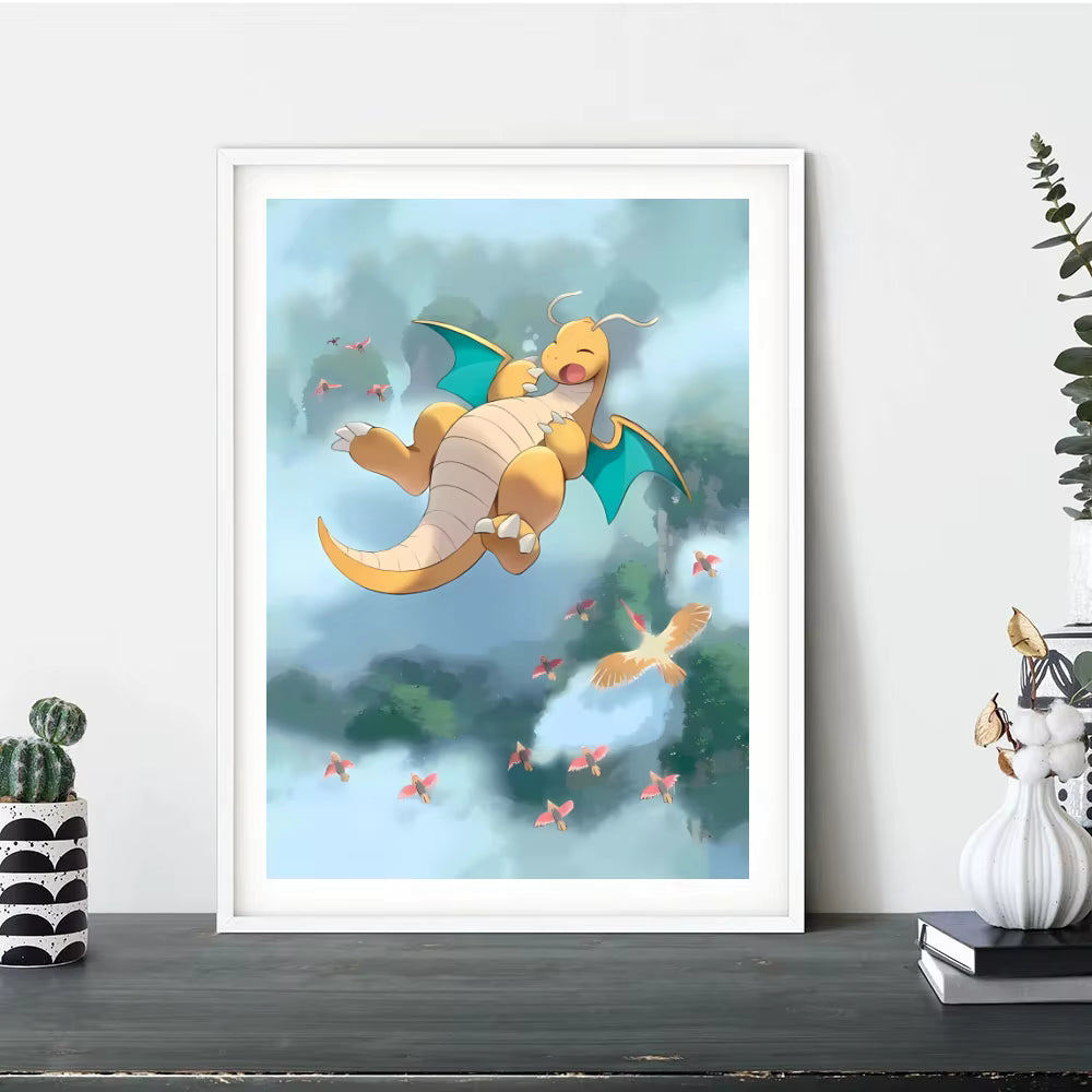 Affiche sur toile Pokémon – Évoli, Évolutions & autres Pokémon