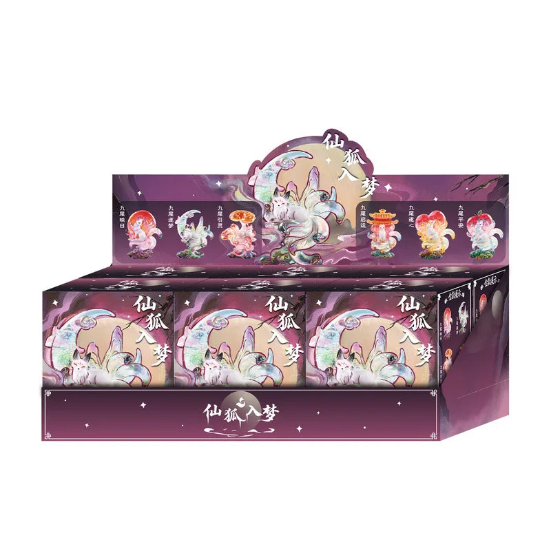 Renard à Neuf Queues – Figurines Mystères Kitsune | Collection Fantastique